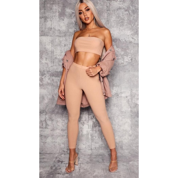 ❗SALE❗🌟Kimmie 2 Piece Bandeau/Trousers Set STONE - Picture 5 of 5